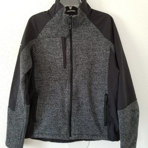 ELEVATE Sport‎ Black Softshell Zip Front Jacket